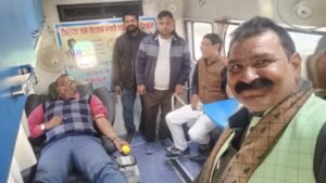 Blood donation camp in memory of Pulwama martyrs, tribute to heroes