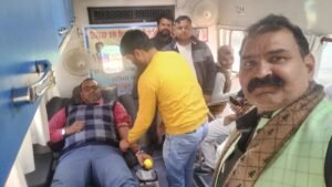 Blood donation camp in memory of Pulwama martyrs, tribute to heroes
