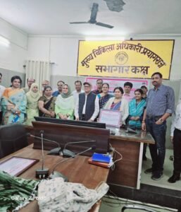 Honor of women of Health Department on International Women's Day in Prayagraj