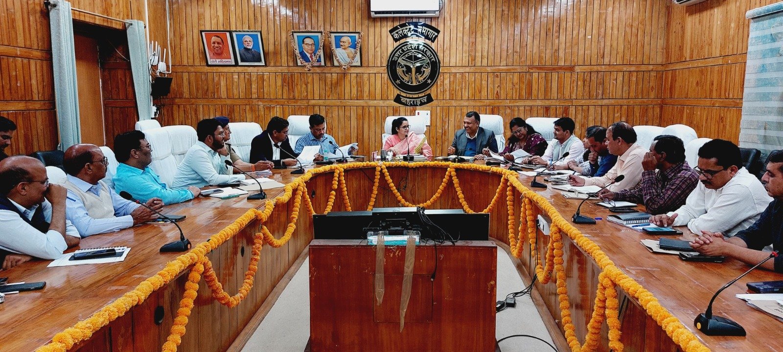 DM-SP review meeting regarding security and arrangement on Holi
