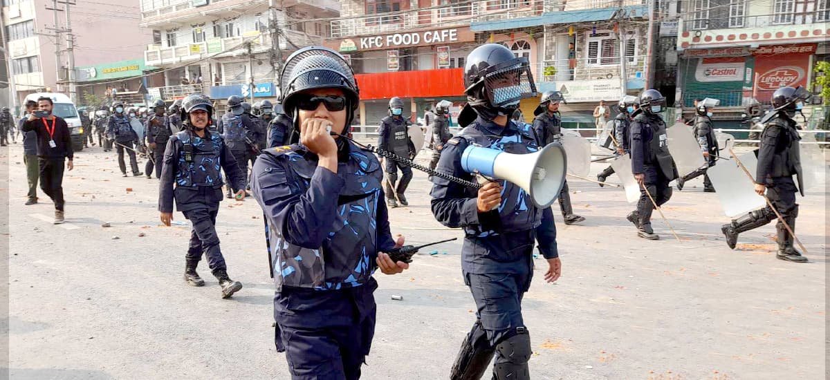 Violent demonstrations over monarchy restoration in Nepal, two killed, curfew implemented