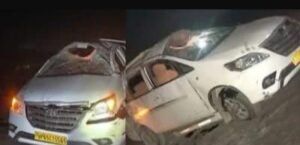 Holi's happiness turned into mour : Car overturned while returning home after her daughter-in-law's farewell
