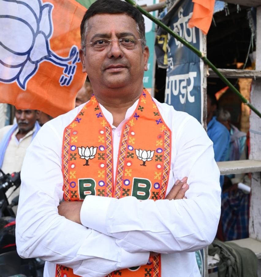 BJP's youth power demonstration in Prayagraj, a huge bike rally under the leadership of Neeraj Tripathi and Pappu Pandey॥ शुभ नवरात्रि ॥