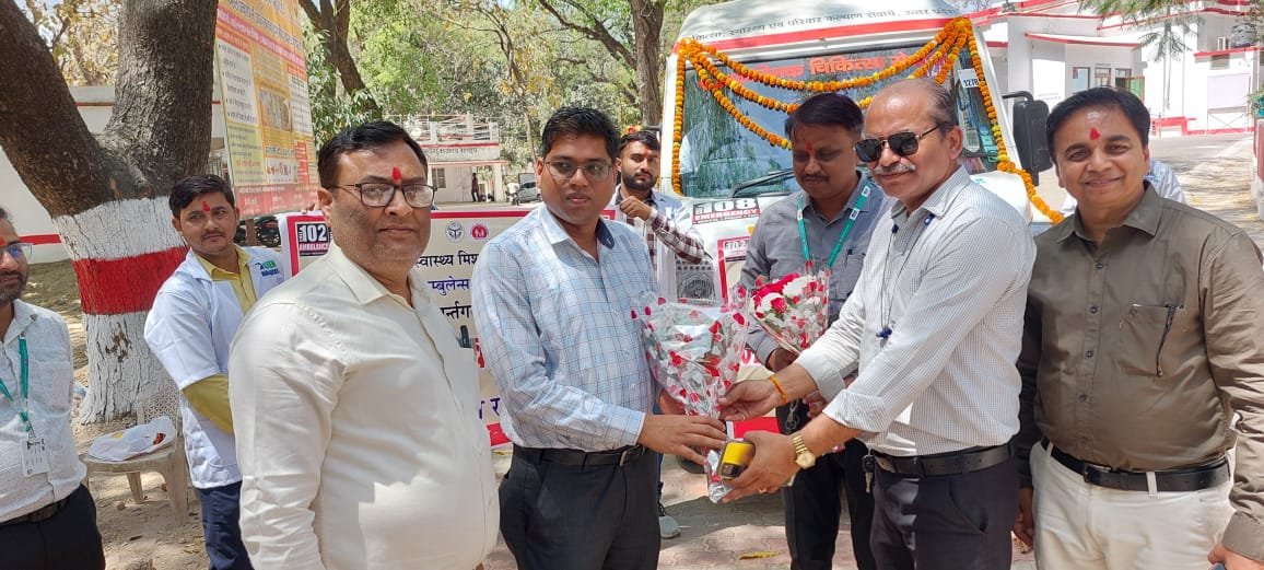 Bahraich got 61 new ambulances, emergency medical service will be better now