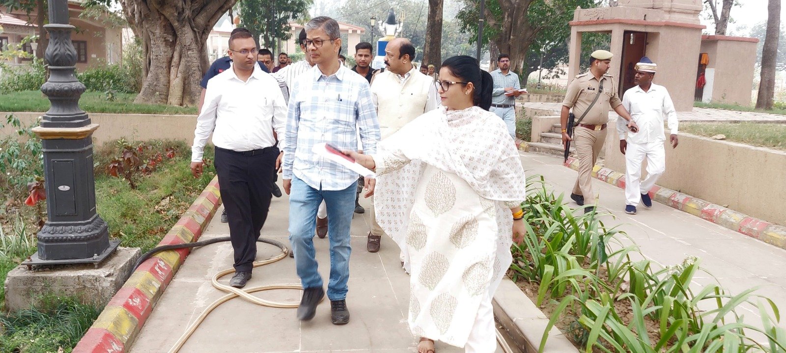 Principal Secretary Mukesh Meshram inspected Maharaja Suhail Dev memorial site, many important instructions give