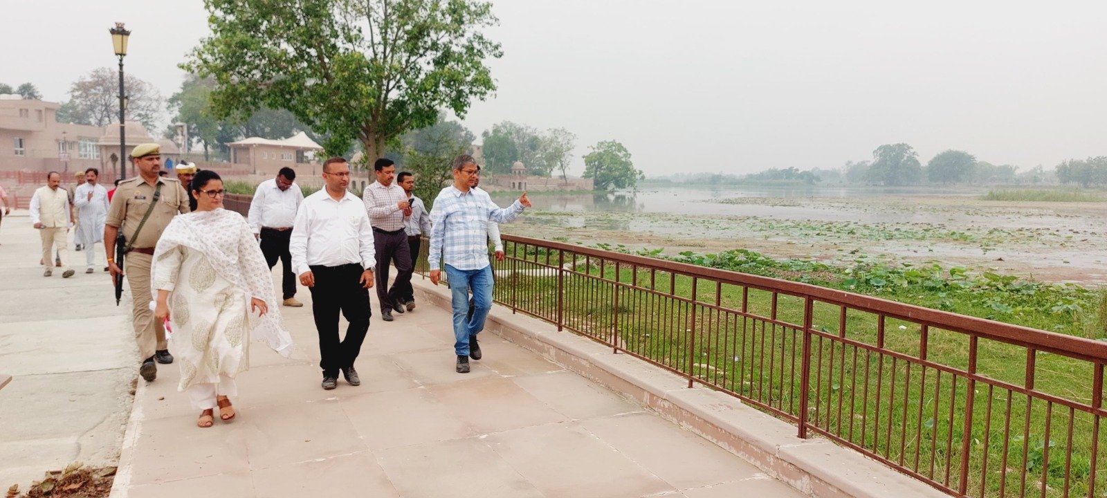 Principal Secretary Mukesh Meshram inspected Maharaja Suhail Dev memorial site, many important instructions give