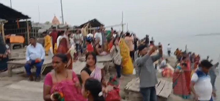 Chaiti Chhath Puja: Arghya given to the sun with faith ... Watch VIDEO