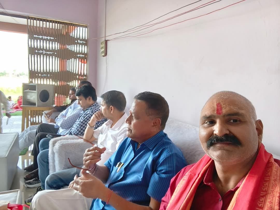 The presence of hundreds of devotees including grand musical Sundarkand and Havan Yajna, former minister Yasar Shah on Jyeshtha Mangal