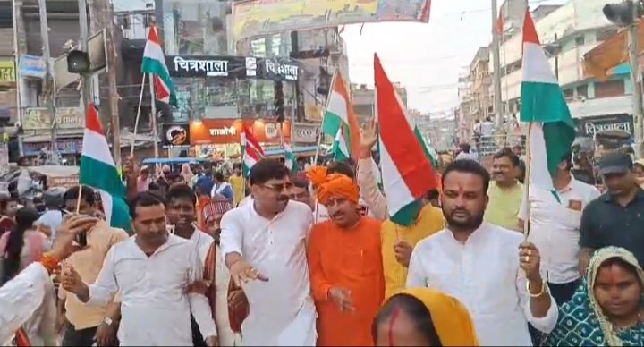 India paid tribute to the brave soldiers of 'Operation Sindoor' by taking out India Shaurya Tiranga Yatra ... Watch VIDE