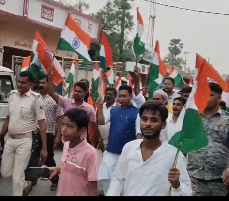 Bhagalpur echoed in honor of the tricolor: A grand tricolor journey in Shivnarayanpur, MLA Lalan Paswan led