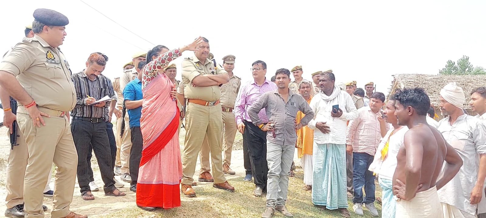 Manjha Dariyaburd and flood refugee DM-SP inspected, necessary instructions regarding preparations preparations