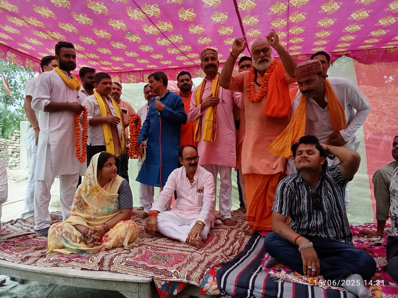 Meeting of Parashuram Seva Cell held in Badarka village of Mahasi