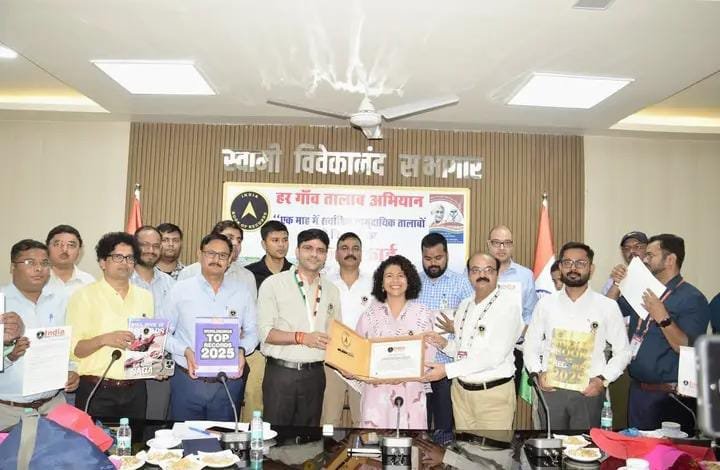 Lakhimpur Kheri became the national model of water conservation, 'Har Gram Talab' campaign was recorded in India Book of Records