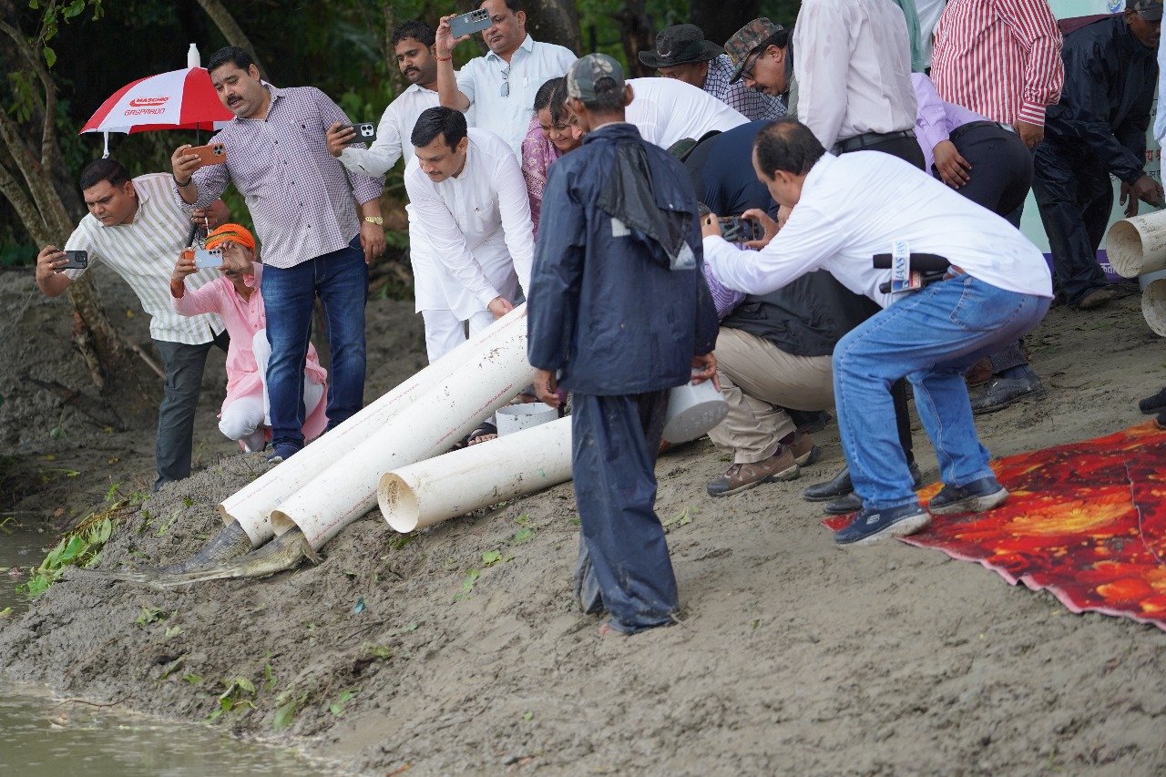 Garuva river became witness to crocodile species conservation, Forest Minister started