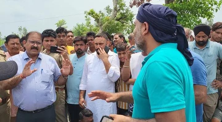 Security work started due to waterlogging on Bhira-Pali railway track