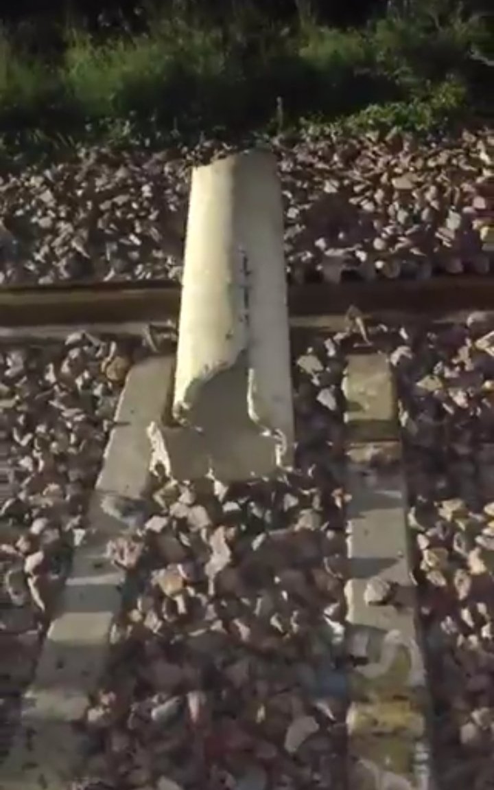 Conspiracy to overturn the train again: Big threat on Delhi-Saharanpur rail route in Shamli averted ... See Vide