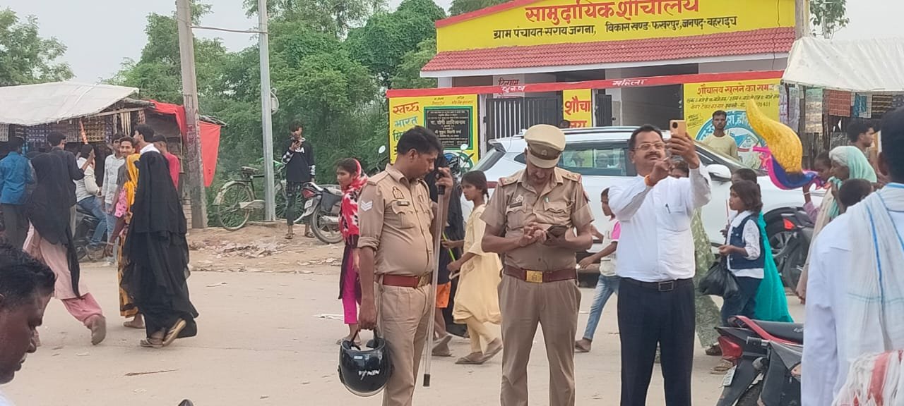 Moharram procession concluded peacefully in Kaiserganj, police was cautious