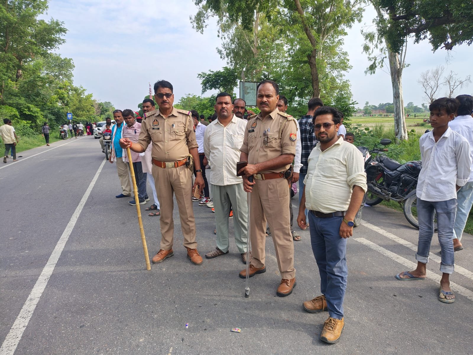 Moharram procession concluded peacefully in Kaiserganj, police was cautious