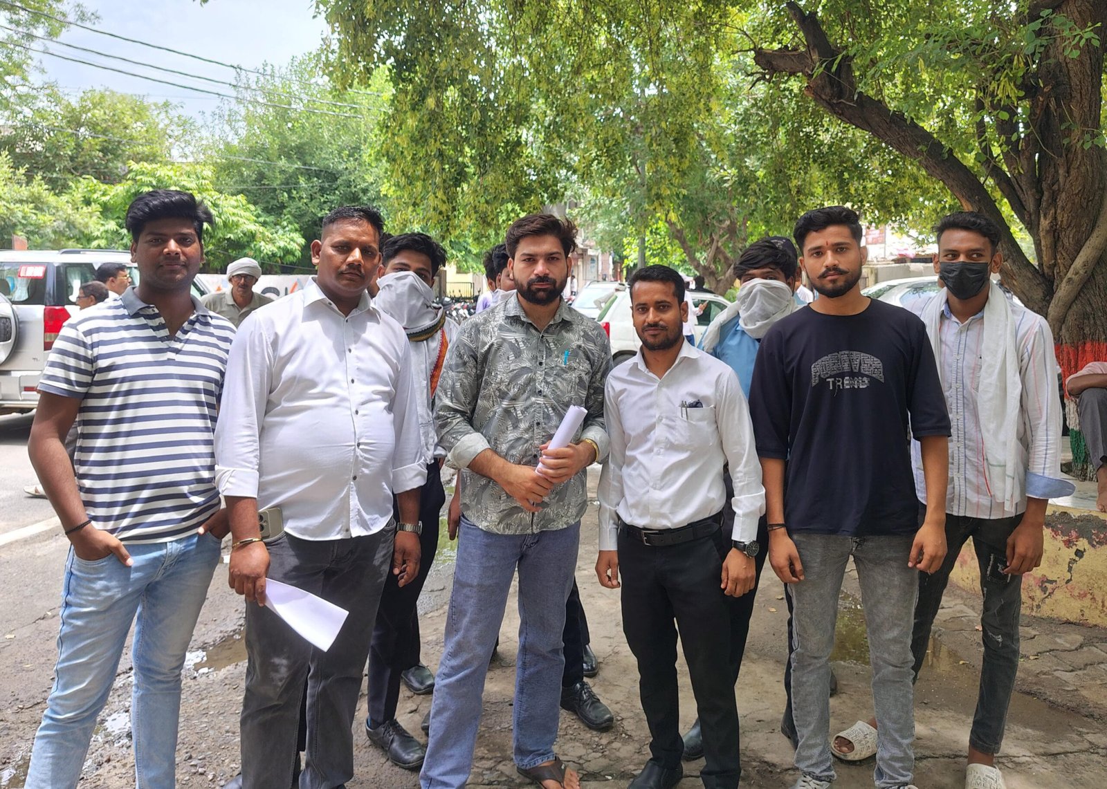 VIIT college alleged illegal recovery from students, NSUI protested