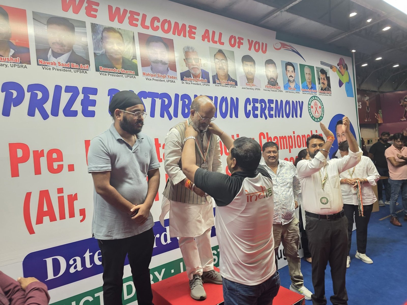 Bahraich players hit the 28th Pre UP State Shooting Championship, MLA Sureshwar Singh won Gold and Silver