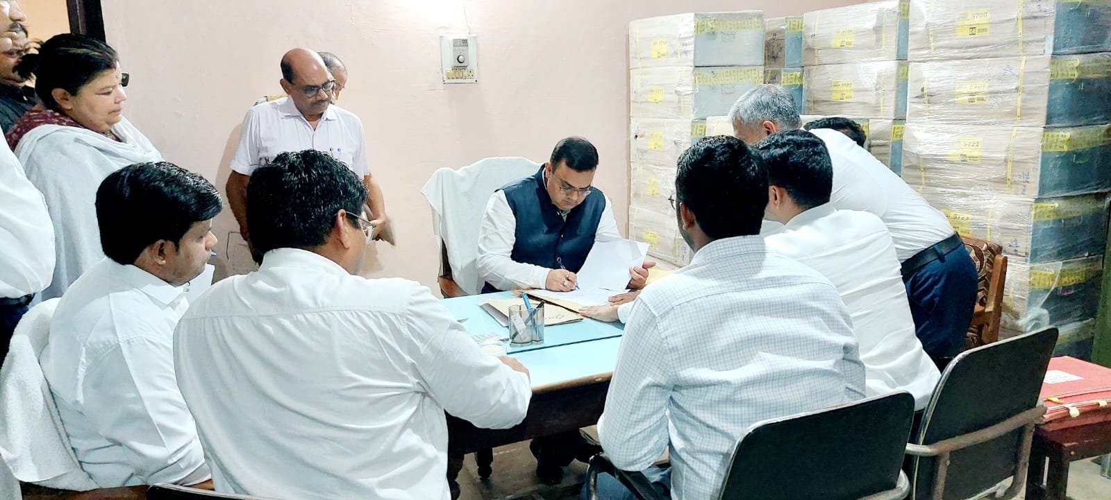 New District Magistrate Akshay Tripathi took command of Bahraich