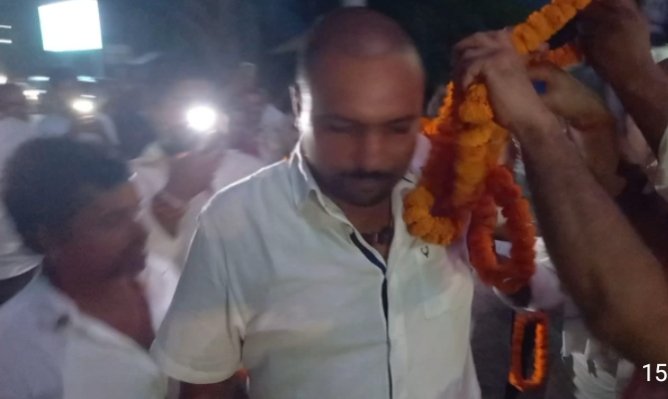 Sonu alias Mahatma, accused of Mokama firing released from Bhagalpur jail, accused of step behavior on the jail administration
